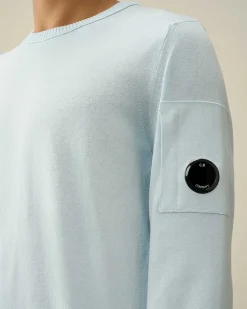 C.P. Company Cotton Crepe Jumper Starlight Blue Store