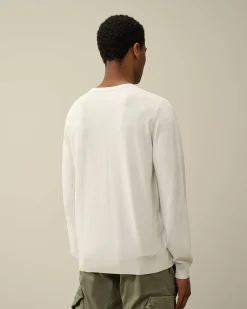 C.P. Company Cotton Crepe Jumper Gauze White Fashion
