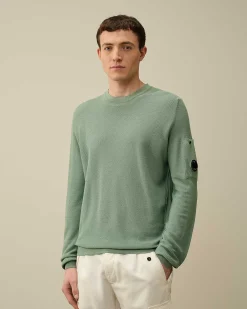 C.P. Company Cotton Crepe Knit Green Bay Cheap