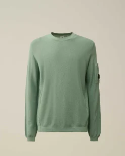 C.P. Company Cotton Crepe Knit Green Bay Cheap