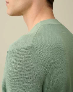 C.P. Company Cotton Crepe Knit Green Bay Cheap