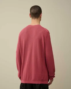 C.P. Company Cotton Crepe Knit Red Bud Best Sale