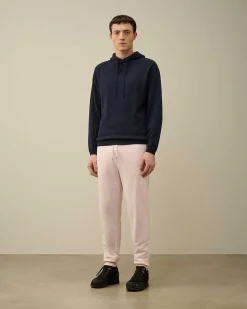 C.P. Company Cotton Diagonal Fleece Sweatpants Heavenly Pink Best