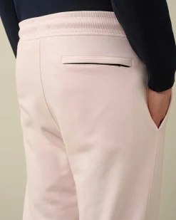 C.P. Company Cotton Diagonal Fleece Sweatpants Heavenly Pink Best
