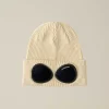C.P. Company Cotton Goggle Beanie Pistachio Shell-Beige Sale
