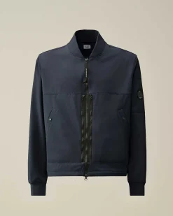 C.P. Company C.P. Shell-R Bomber Jacket Total Eclipse-Blue Hot