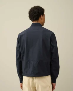 C.P. Company C.P. Shell-R Bomber Jacket Total Eclipse-Blue Hot