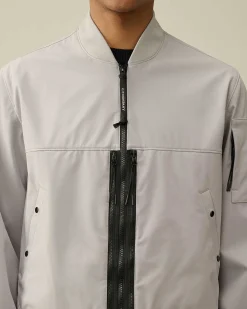 C.P. Company C.P. Shell-R Bomber Jacket Drizzle Grey Clearance