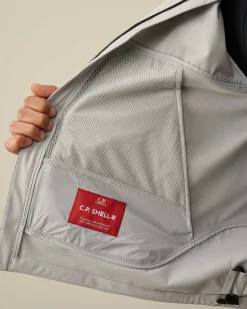 C.P. Company C.P. Shell-R Bomber Jacket Drizzle Grey Clearance