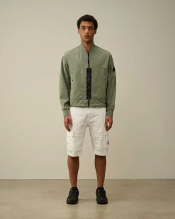C.P. Company C.P. Shell-R Bomber Jacket Agave Green Best
