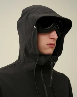 C.P. Company C.P. Shell-R Goggle Jacket Black Cheap