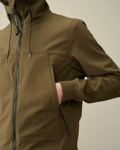 C.P. Company C.P. Shell-R Goggle Jacket Ivy Green Clearance