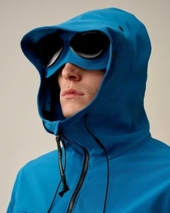 C.P. Company C.P. Shell-R Goggle Jacket Ink Blue Hot