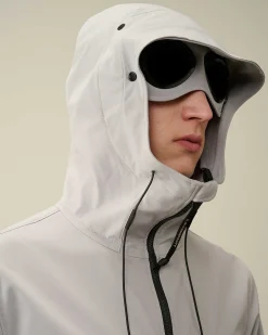 C.P. Company C.P. Shell-R Goggle Jacket Drizzle Grey Discount