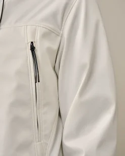 C.P. Company C.P. Shell-R Goggle Jacket Gauze White Best