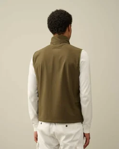 C.P. Company C.P. Shell-R Utility Vest Ivy Green Discount