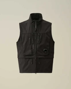 C.P. Company C.P. Shell-R Utility Vest Black Store