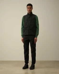 C.P. Company C.P. Shell-R Utility Vest Black Store