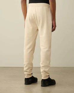 C.P. Company Diagonal Raised Fleece Cargo Sweatpants Pistachio Shell-Beige Store