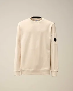 C.P. Company Diagonal Raised Fleece Sweatshirt Pistachio Shell-Beige Hot