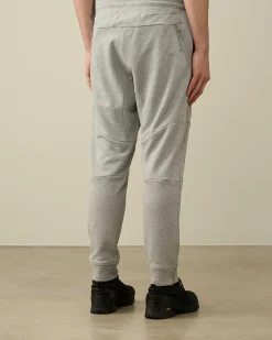 C.P. Company Diagonal Raised Fleece Sweatpants Grey Melange Best Sale