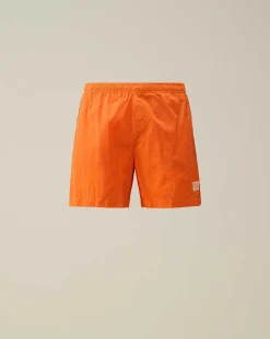 C.P. Company Eco-Chrome R Short Swim Shorts Gold Flame-Orange Best