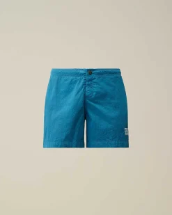 C.P. Company Eco-Chrome R Swim Shorts Ink Blue New