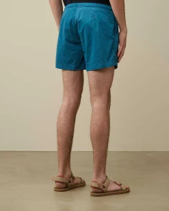 C.P. Company Eco-Chrome R Swim Shorts Ink Blue New