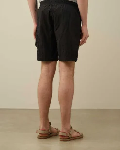 C.P. Company Eco-Chrome R Utility Swim Shorts Total Eclipse-Blue Discount