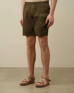C.P. Company Eco-Chrome R Utility Swim Shorts Ivy Green Cheap