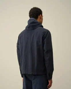 C.P. Company 50 Fili Gum Hooded Jacket Mood Indigo-Blue Sale