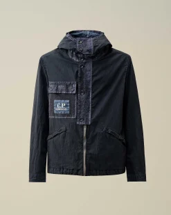 C.P. Company 50 Fili Gum Hooded Jacket Mood Indigo-Blue Sale