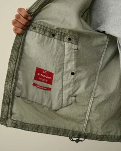 C.P. Company 50 Fili Gum Mixed Explorer Jacket Agave Green Online
