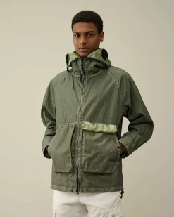 C.P. Company 50 Fili Gum Mixed Explorer Jacket Agave Green Online