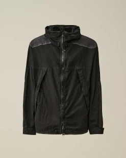 C.P. Company 50 Fili Gum Mixed Goggle Jacket Black Outlet