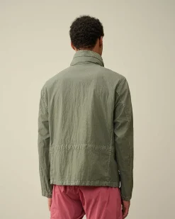 C.P. Company 50 Fili Gum Mixed Jacket Agave Green Hot
