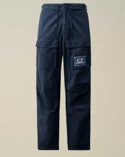 C.P. Company 50 Fili Loose Pants Mood Indigo-Blue New