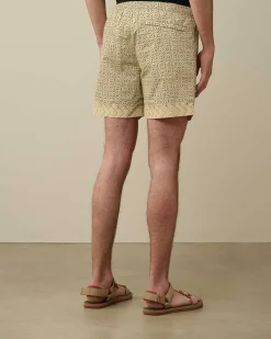 C.P. Company Flatt Nylon Baja Swim Shorts Pistachio Shell-Beige Shop