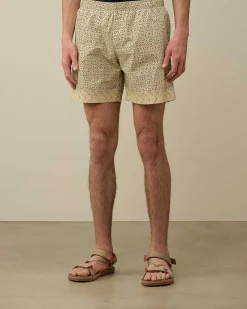 C.P. Company Flatt Nylon Baja Swim Shorts Pistachio Shell-Beige Shop