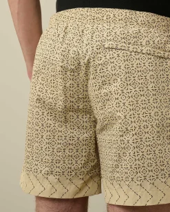 C.P. Company Flatt Nylon Baja Swim Shorts Pistachio Shell-Beige Shop