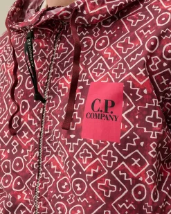 C.P. Company Flatt Nylon Goggle Jacket Red Bud Sale