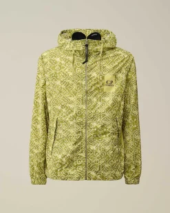 C.P. Company Flatt Nylon Goggle Jacket White Pear Best