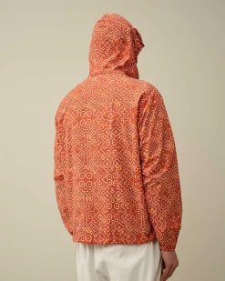 C.P. Company Flatt Nylon Goggle Jacket Gold Flame-Orange Discount