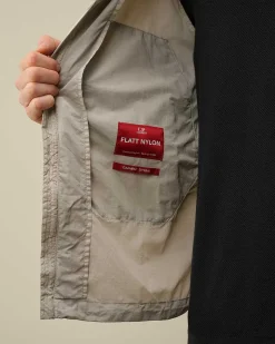C.P. Company Flatt Nylon Goggle Overshirt Drizzle Grey Cheap