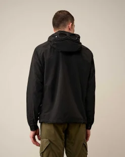 C.P. Company Flatt Nylon Goggle Overshirt Black Store