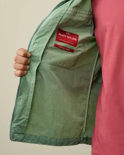C.P. Company Flatt Nylon Overshirt Green Bay Outlet