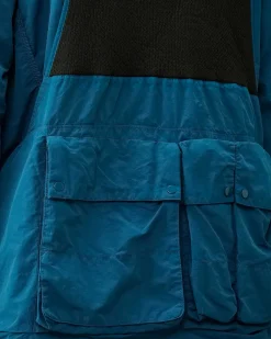 C.P. Company Flatt Nylon Reversible Hooded Jacket Ink Blue Hot