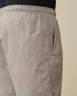 C.P. Company Flatt Nylon Utility Swim Shorts Drizzle Grey Store
