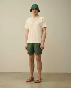 C.P. Company Flatt Nylon Utility Swim Shorts Duck Green Shop