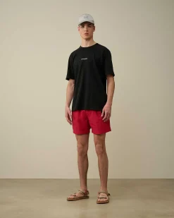 C.P. Company Flatt Nylon Utility Swim Shorts Red Bud Online